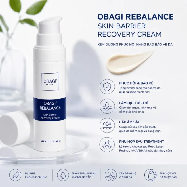 Kem dưỡng phục hồi Obagi Rebalance Skin Barrier Recovery Cream