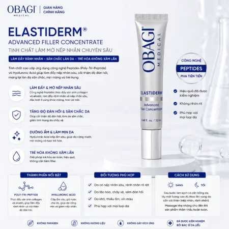 Tinh chất làm mờ nếp nhăn Obagi Elastiderm® Advanced Filler Concentrate
