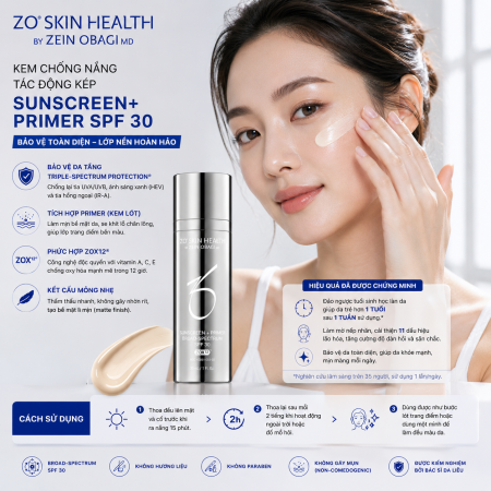 Kem chong nang tac dong kep ZO Skin Health Sunscreen Primer SPF 30 1 1