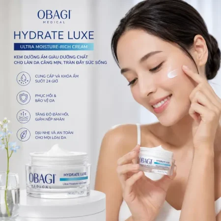 Kem dưỡng ẩm giàu dưỡng chất Obagi Hydrate Luxe