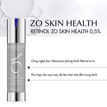 Retinol làm mờ giảm kích thước sắc tố trên da ZO Skin Health Retinol Skin Brightener 0.5%
