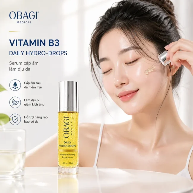 Serum cấp ẩm làm dịu da Obagi Vitamin B3 Daily Hydro-Drops