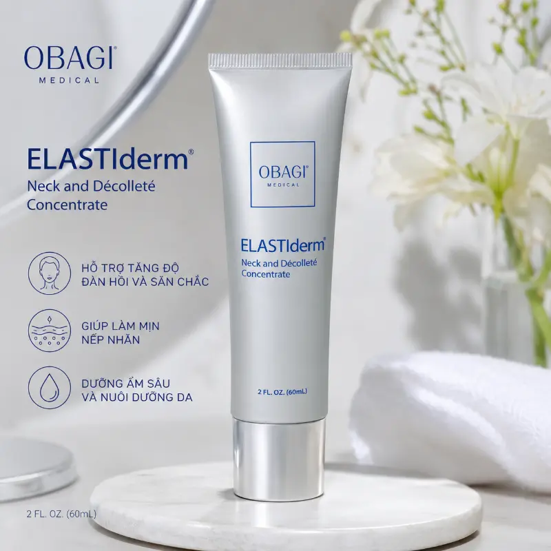 Serum dưỡng da vùng cổ Obagi Elastiderm Neck And Décolleté Concentrate