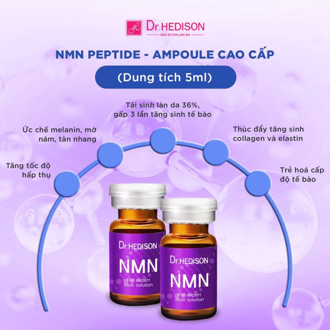 Huyết thanh trẻ hoá, khoẻ da Dr.Hedison NMN Peptide