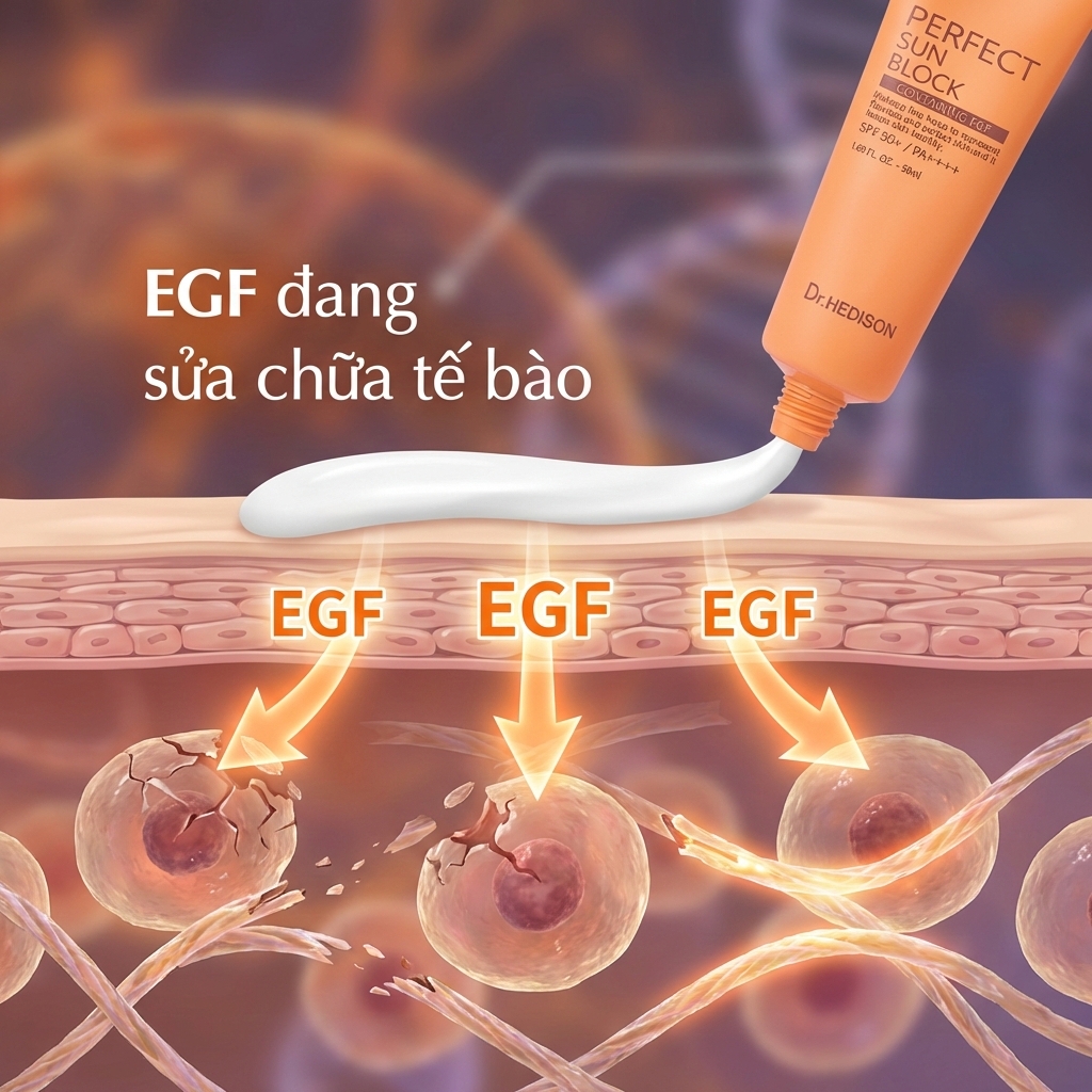 Kem chống nắng không trôi Dr.Hedison Perfect Sun Block