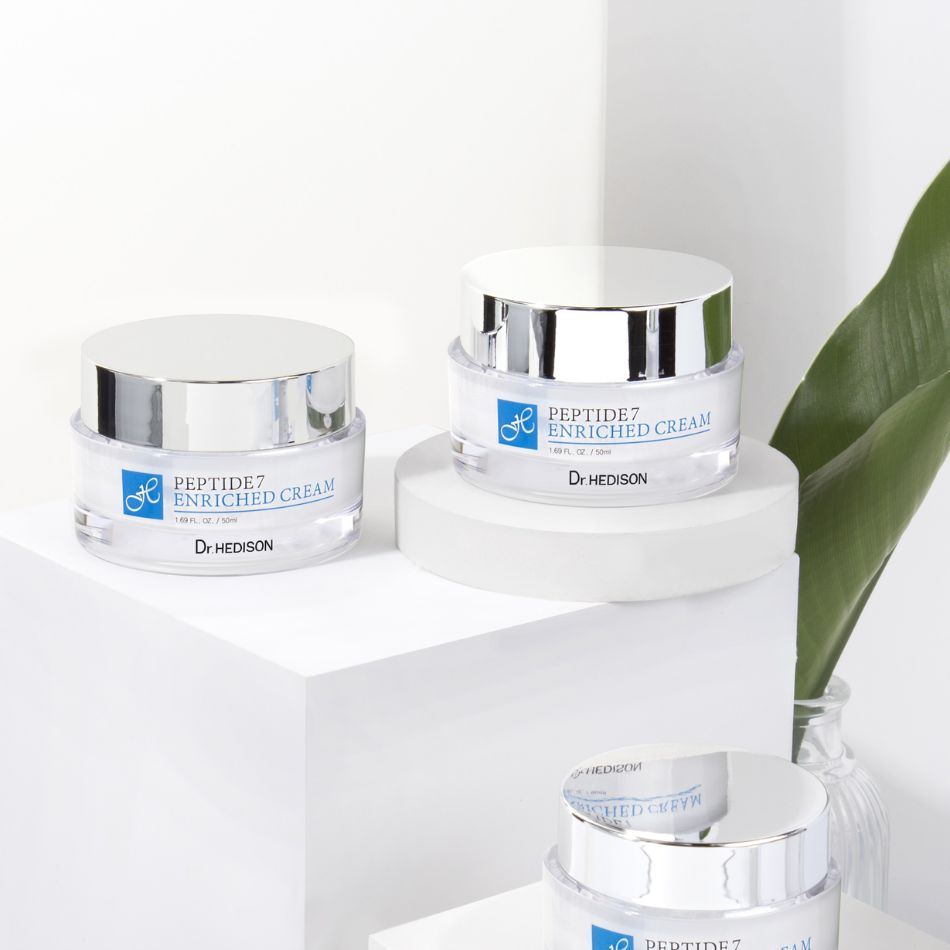 Kem dưỡng giảm nếp nhăn Dr.Hedison Peptide 7 Enriched Cream