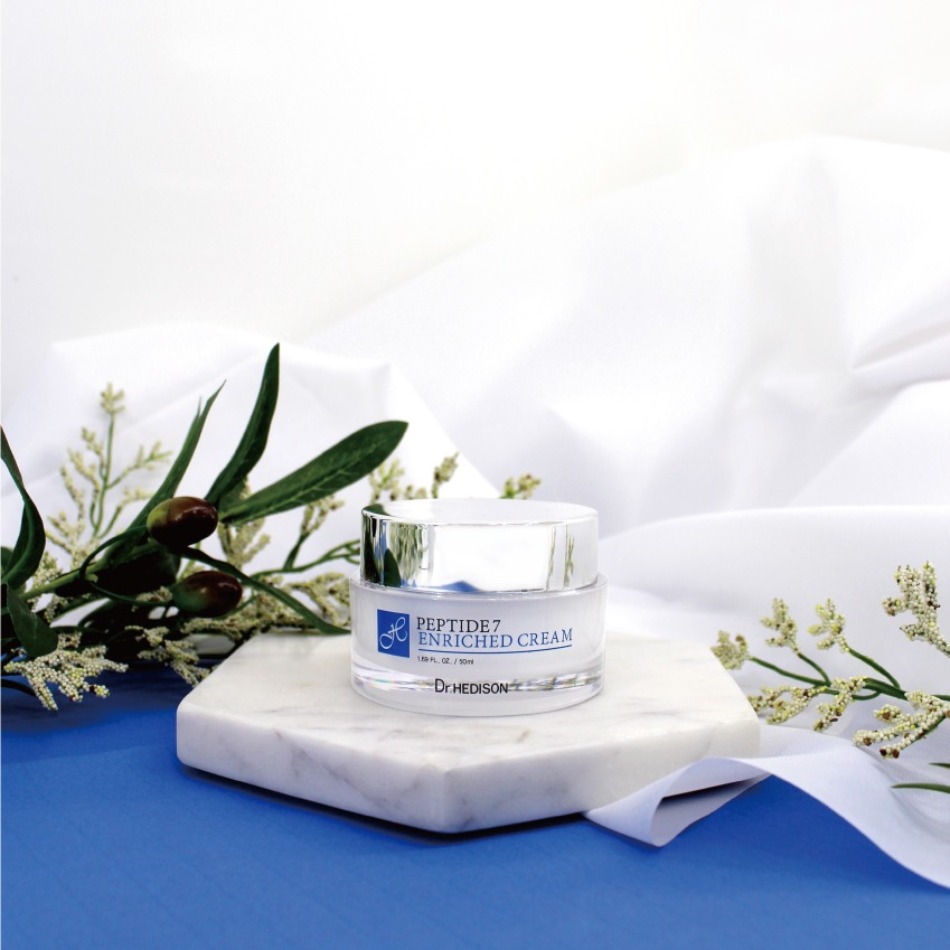 Kem dưỡng giảm nếp nhăn Dr.Hedison Peptide 7 Enriched Cream