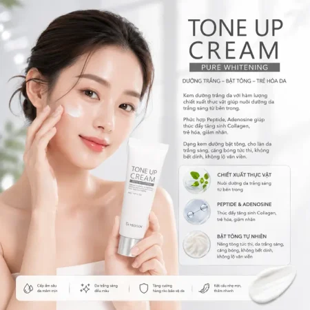 Kem dưỡng trắng da Dr.Hedison Tone Up Cream