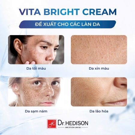 Kem dưỡng trắng da Dr.Hedison Vita – Bright Cream