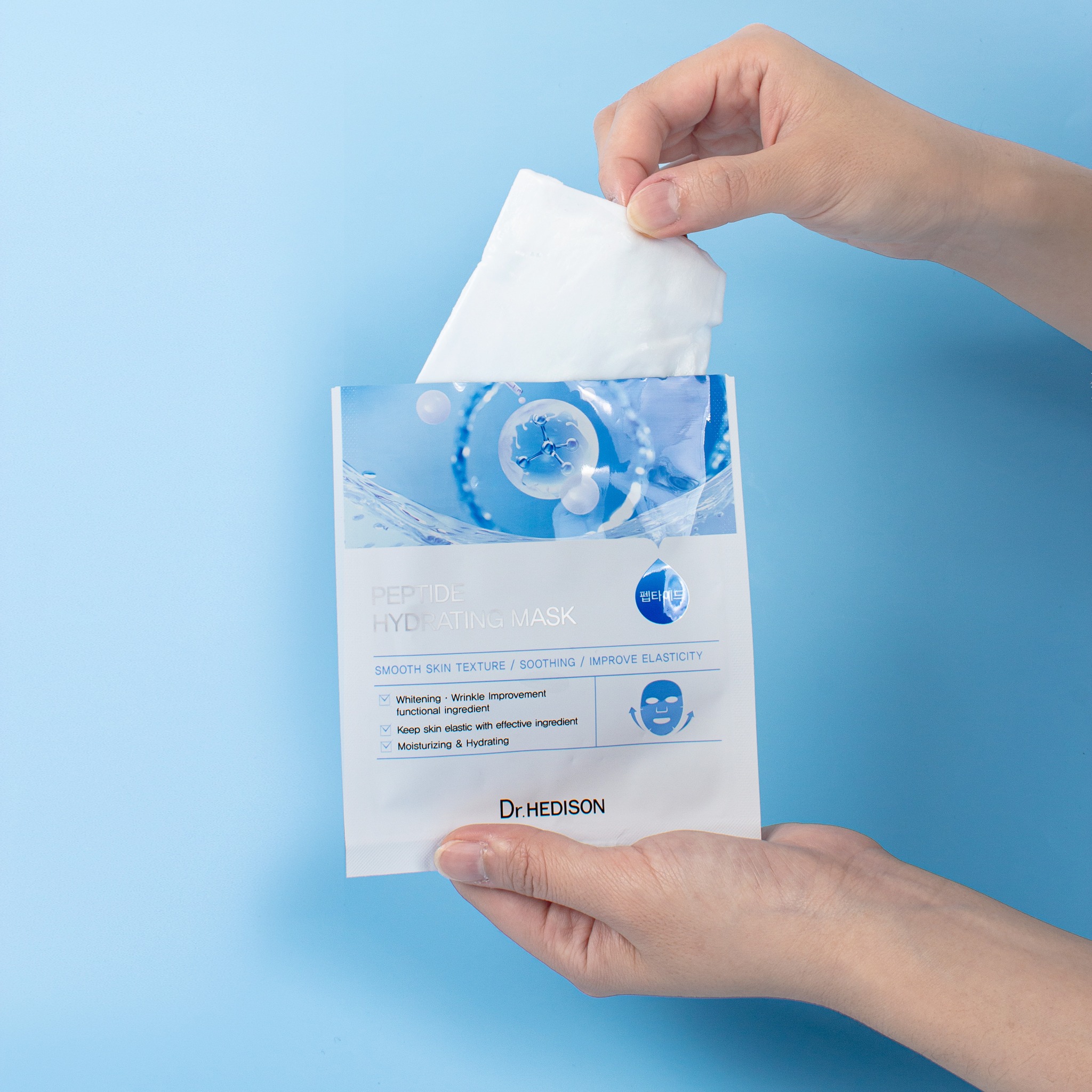Mặt nạ giảm kích ứng Dr.Hedison Peptide Hydrating Mask (23gX10ea)
