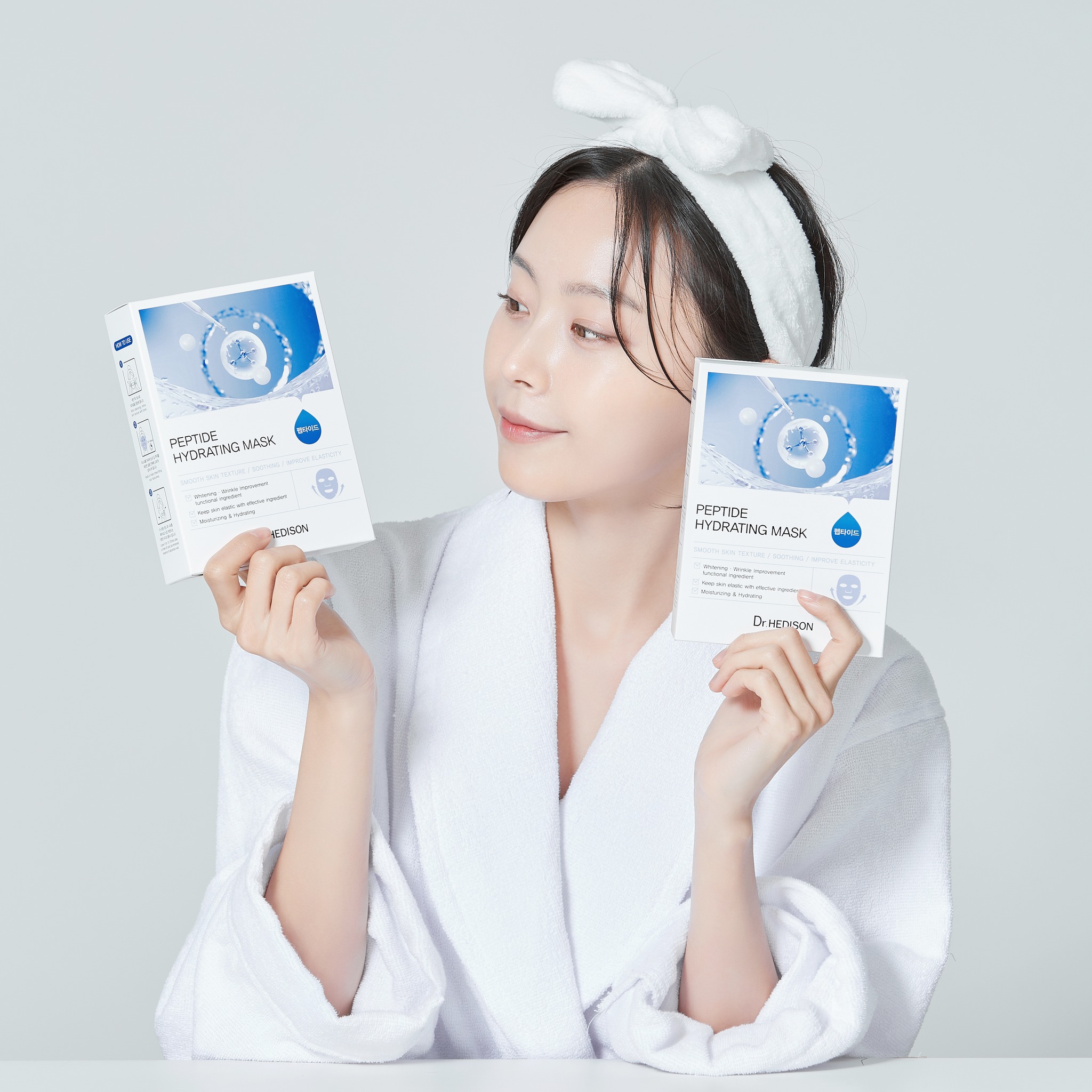 Mặt nạ giảm kích ứng Dr.Hedison Peptide Hydrating Mask (23gX10ea)
