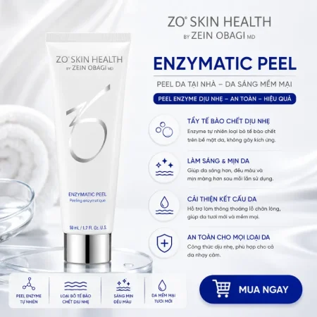 Peel da tại nhà giúp da sáng mềm mại ZO Skin Health Enzymatic Peel 1