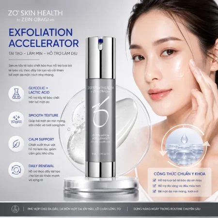 Serum tẩy tế bào chết làm dịu hỗ trợ da ZO Skin Health Exfoliation Accelerator