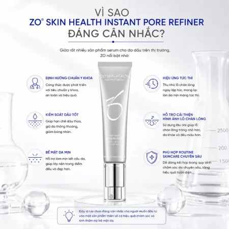 Serum thu nhỏ lỗ chân lông ZO Skin Health Instant Pore Refiner