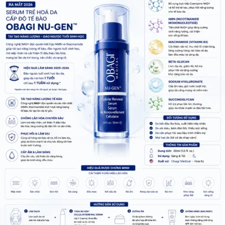 Serum trẻ hoá da cấp độ tế bào Obagi NU-GEN™