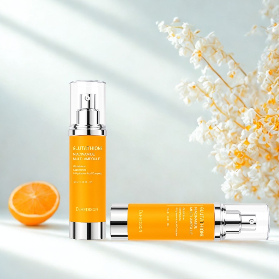 Tinh chất hỗ trợ da sáng mịn, săn chắc Dr.Hedison Glutathione Niacinamide Multi Ampoule