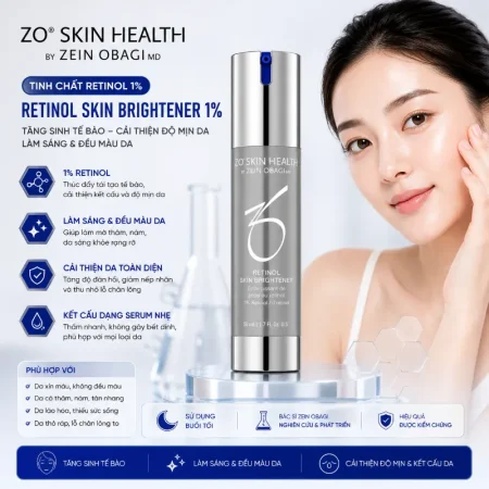 Tinh chất tăng sinh tế bào cải thiện độ mịn da ZO Skin Health Retinol Skin Brightener 1%