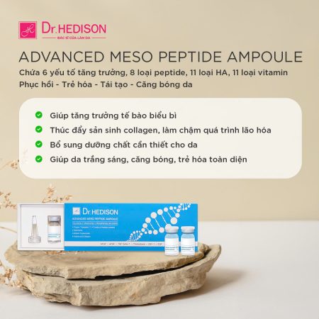 Tinh chất trẻ hóa da toàn diện Dr.Hedison Advanced Meso Peptide Ampoule 4