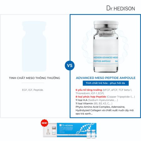 Tinh chất trẻ hóa da toàn diện Dr.Hedison Advanced Meso Peptide Ampoule 4