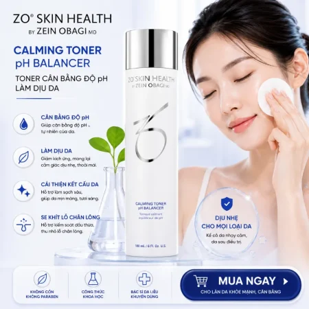 Toner cân bằng độ pH làm dịu da ZO Skin Health Calming Toner