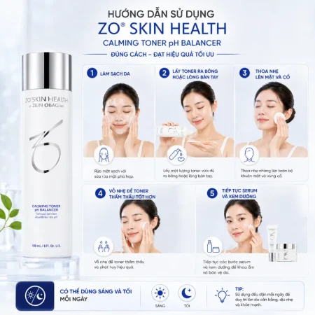 Toner cân bằng độ pH làm dịu da ZO Skin Health Calming Toner