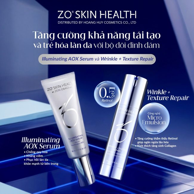 Hiểu Đúng Cơ Chế Phá Vỡ Để Tái Sinh Của ZO Skin Health Wrinkle + Texture Repair
