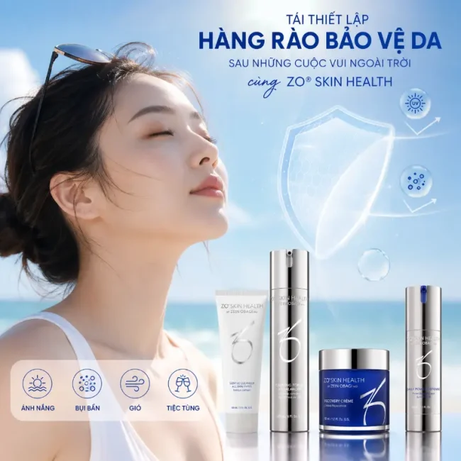 Tái Thiết Lập Hàng Rào Bảo Vệ Da Sau Những Cuộc Vui Ngoài Trời Cùng ZO® Skin Health